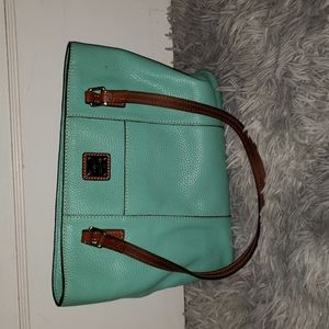 Turquoise Purse Dooney and Bourke